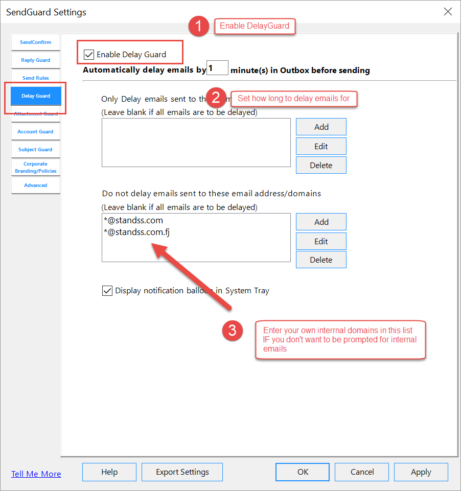 how long outlook delay sending email